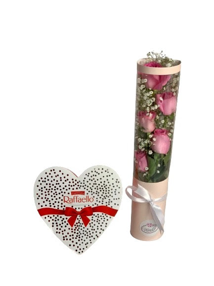 Pink Stand Bouquet Combo 2