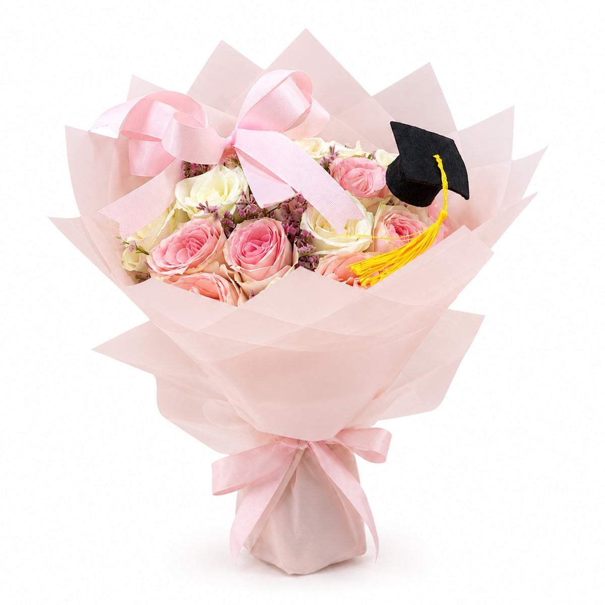 Graduation Day Pink Roses